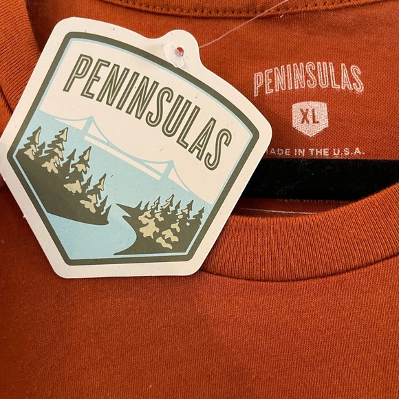 Michigan Peninsula’s Orange Camping Shirt 🏕️ Size XL - Picture 8 of 9